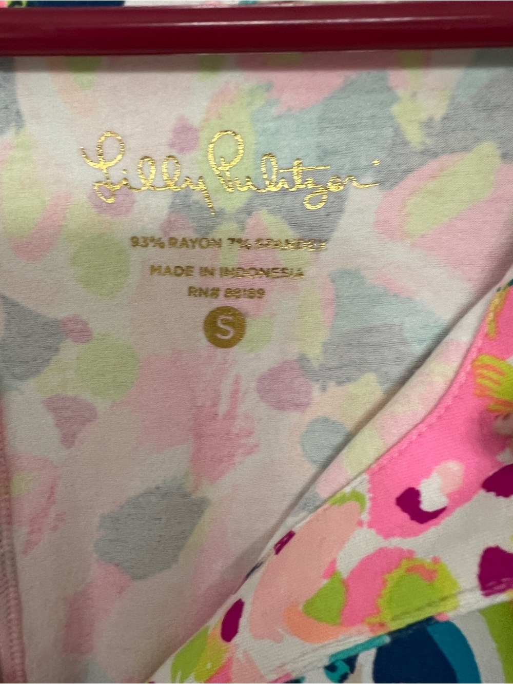 Lilly Pulitzer Sophiletta Multicolor Floral Print Dress - Pink, Teal & Navy - Picture 3 of 3